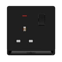 1gang Socket 13A (Neon-Black)