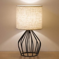 Black Modern Table Lamp