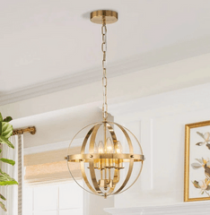 Brass Chandelier