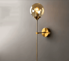 Brass Straight Wall Sconce