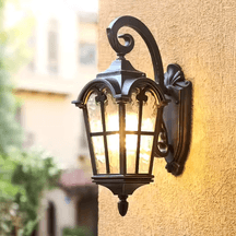 Clear Beveled Glass Waterproof Garden Exterior