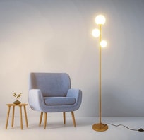 Contemporary Gold Floor Lamp