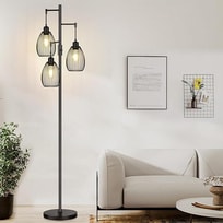 Farmhouse Industrial Floor Lamp