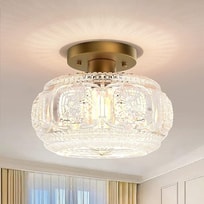 Globe Glass Ceiling Light