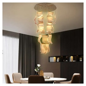 Grand Artistic LED Chandelier Flowing Multi-Tier Design