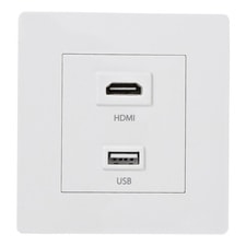 HDMI And USB Socket (White)