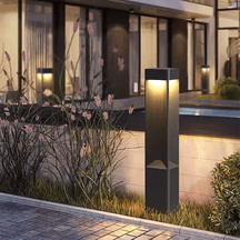 Square Shape Modern Style Outdoor Garden Light