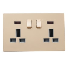 Twin Switched Socket 13A (250V)